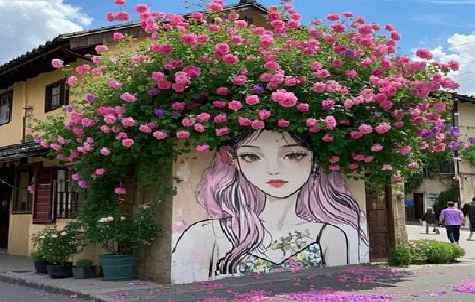 永丰怎么设计网红打卡墙绘