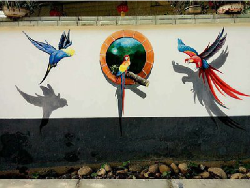 永丰视觉错位-3D墙绘设计