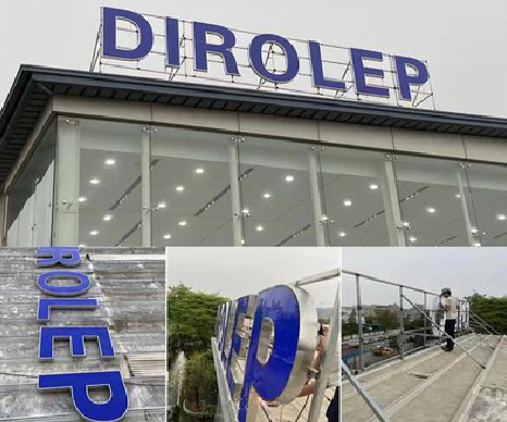 永丰楼顶发光字安装的注意事项。